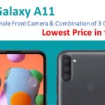 Samsung Galaxy A11 with Punch Hole Front Camera
