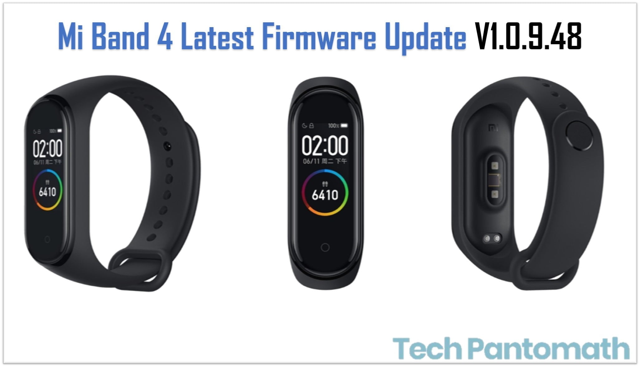 Mi Band 4 Latest Firmware Update